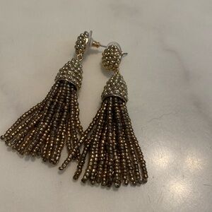 Baublebar gold dangle earrings